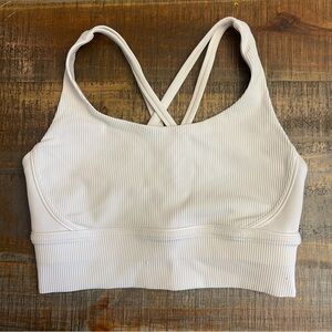 Iululemon ribbed energy long line bra